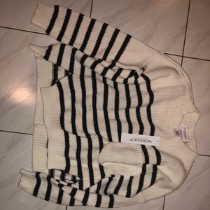 Stripe sweater NWT